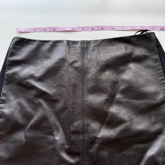 Talbots Womens Petite True Lambskin Leather Front Panel Pencil Skirt 6P - Picture 6 of 14